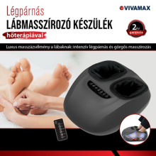 Légpárnás lábmasszírozó készülék