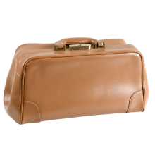 FLORIDA  bőr orvosi táska – mogyoró