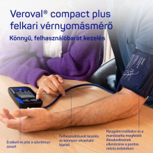 Veroval compact plus felkari vérnyomásmérő