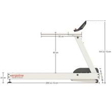 Ergosprint-T ergométer futópad terheléses rendszerhez