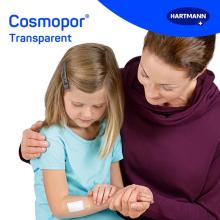Cosmopor transparent steril filmkötszer sebpárnával 5x7,2cm 5 db/doboz