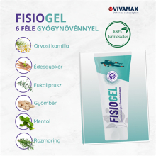 Fisiogel emulgél 6 féle gyógynövénnyel 100ml