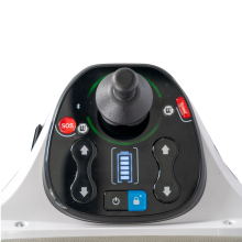 MOVEUP PRO állító eleketromos kerekesszék - mechanikus fel-állítással, 120 kg-ig