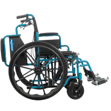 AEGEUS 24' erősített vázú kerekesszék tolókar fékkel 125kg-ig