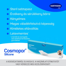 Cosmopor silicone sebtapasz szilikonréteggel 20x10cm 5 db/doboz