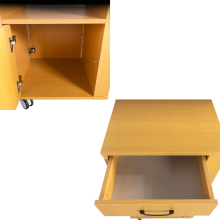 LUXURY fa kombinált éjjeli szekrény