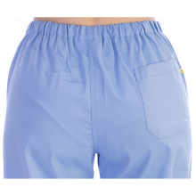 Nadrág orvosi, unisezex - pamut/polyester – világoskék