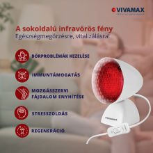 Infralámpa (100 W) biztonsági védőborítással