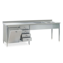 Gipszelő előkészítő rozsdamentes asztal