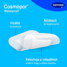 Cosmopor waterproof steril sebtapasz 10x8cm - 5db/doboz
