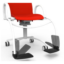 WUNDER DE20 elektromos székmérleg 250 kg - Class III - piros – standard