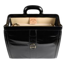 VALIGETTA PRIME bőr orvosi táska – fekete