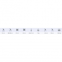 Komby bevásárló kombi rollátor