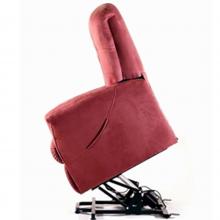 FLAVIA burgundy állító-fektető fotel 2  motoros