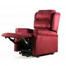 GINEVRA burgundy betegállitó és fektető fotel - 2 motoros