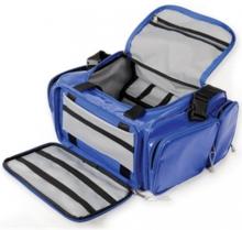 Sürgősségi táska PVC bevonattal MEDIGOR-E kék 35x45x21 cm